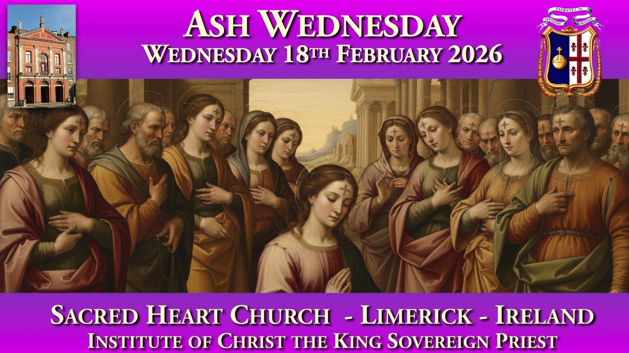 Wednesday 18th February 2026: Ash Wednesday