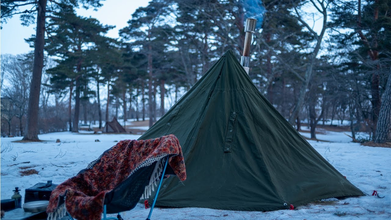 忘れかけていたポーランド軍ポンチョテント　Polish army lavvu tent