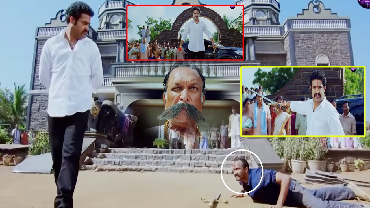Jr Ntr And Nassar Blockbuster Movie Climax Scene | Filme Telugu