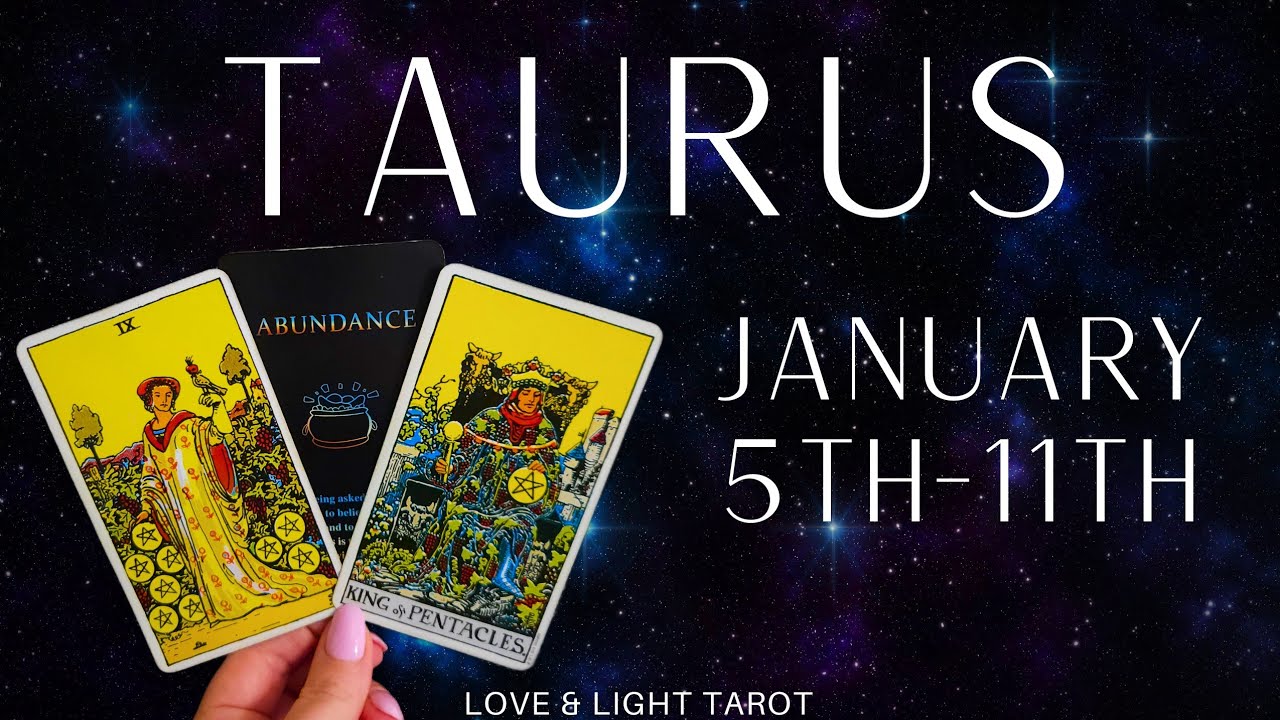 Taurus♉️ Oh Wow This Is Unexpected! Abundance In All Areas✨️ Jan 5-11