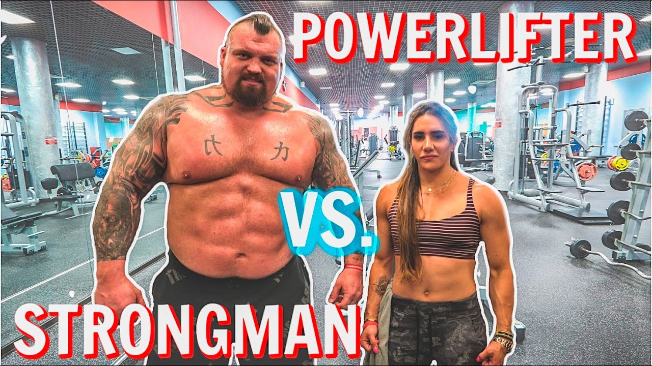 Strongman VS Powerlifter Ft Stefi Cohen