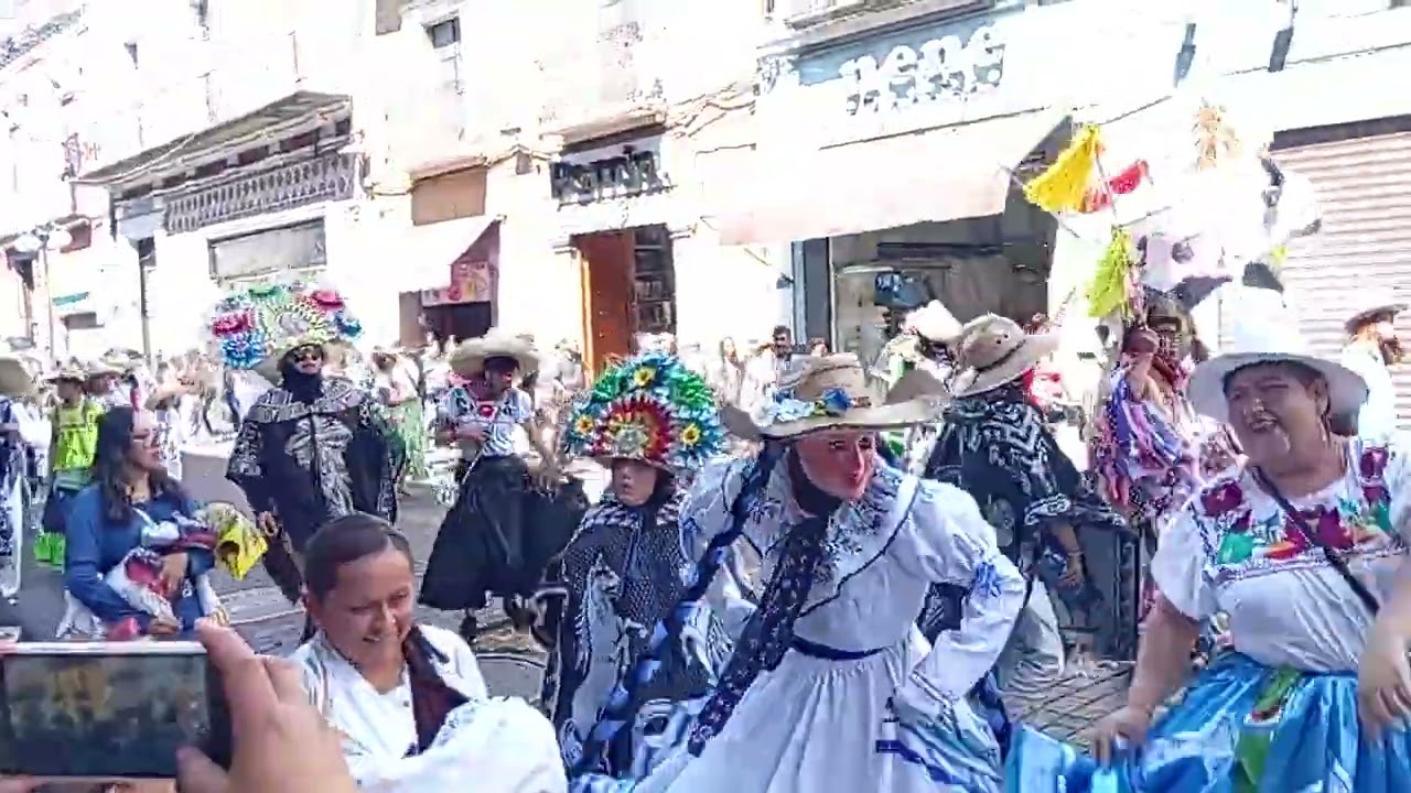 Carnavales de puebla 2026 Centro Histórico 