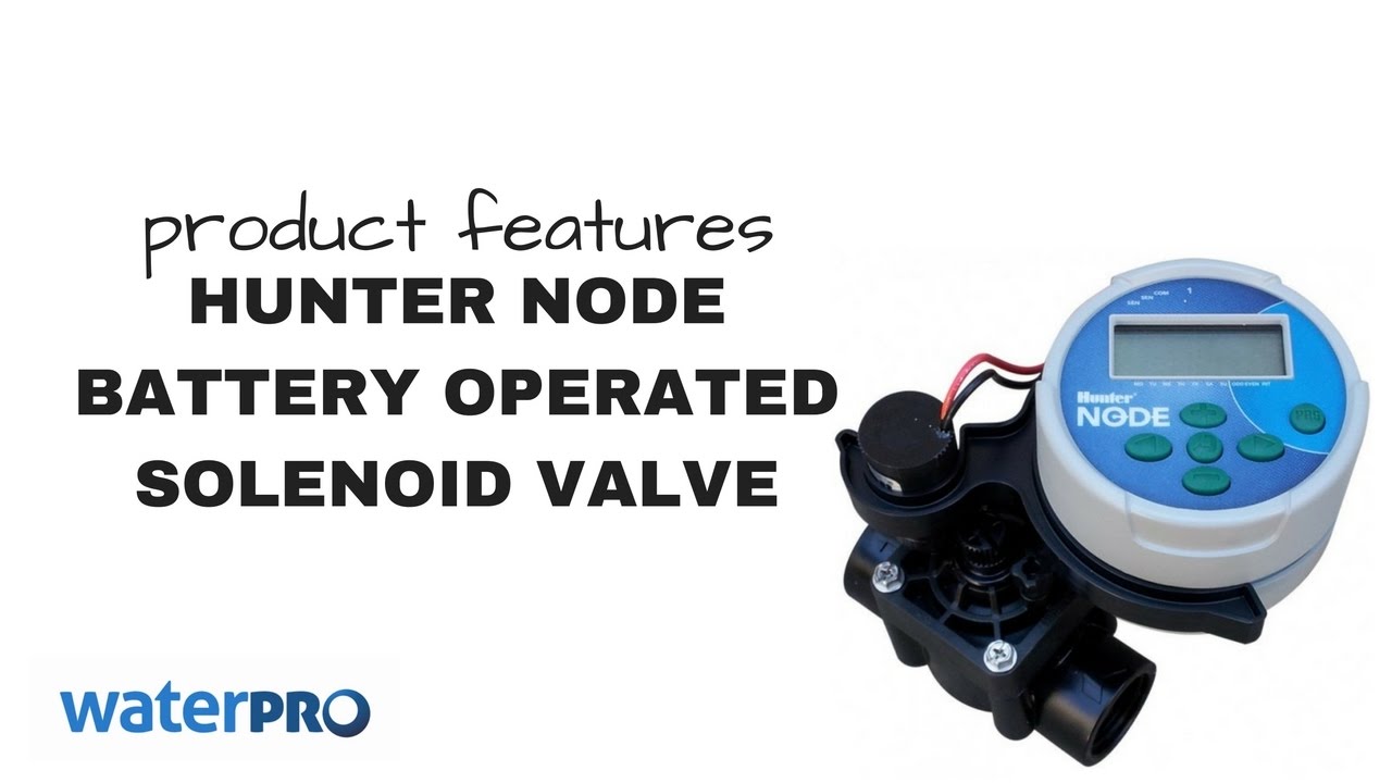 Hunter Node Battery Operated Solenoid Valve