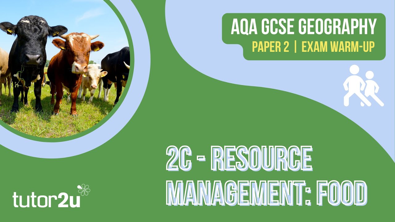 Exam Warm-up for AQA GCSE Geography | Resource Management: UK Overview and Food Option (Paper 2C)