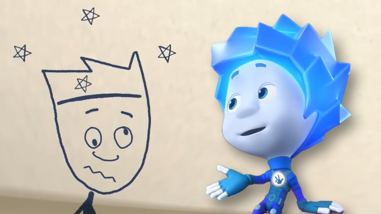 Tom Thomas hace un dibujo de Nolik | Los Fixis