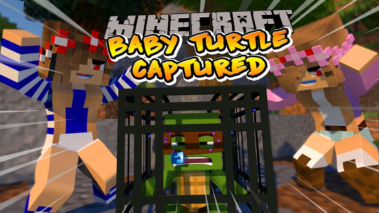 Minecraft - EVIL LITTLE KELLY KIDNAPS BABY TINY TURTLE!