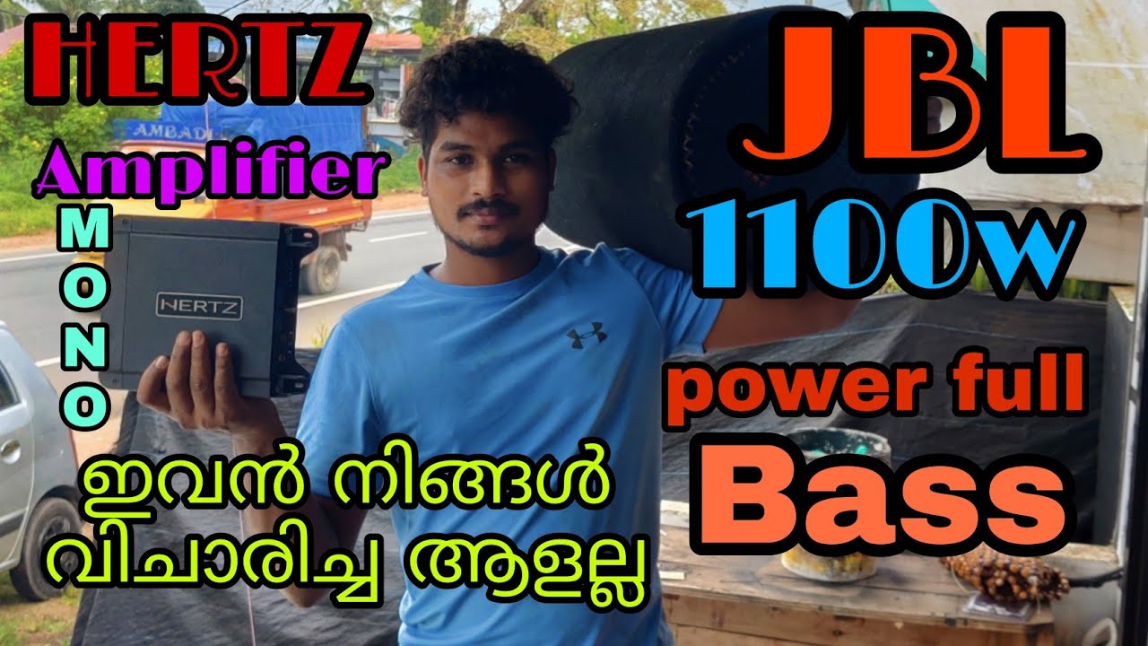 HERTZ HCP 2 Mono Amplifier JBL 1100w Bass Tube Installation Corolla Altis #jbl #jblgo2