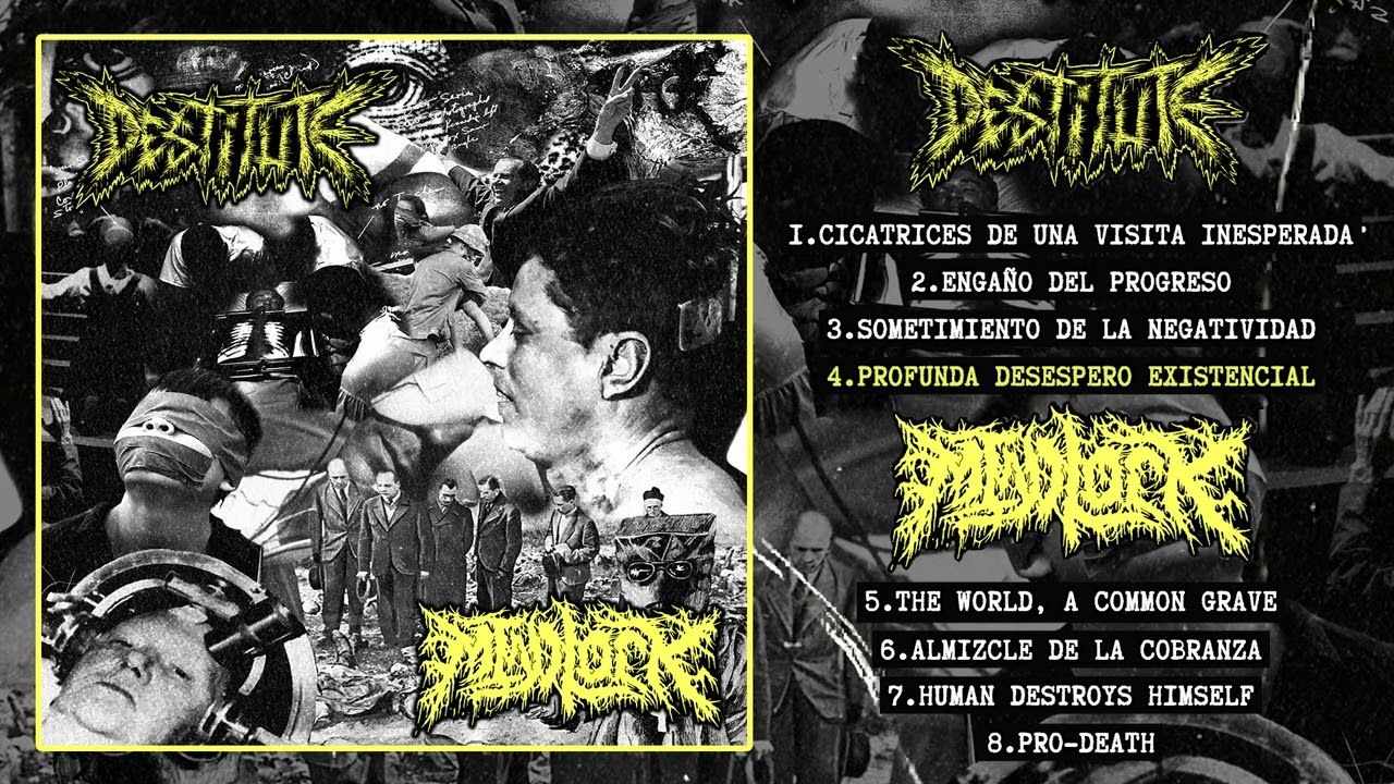DESTITUTE / MINDLOCK - SPLIT 2026 | Full Split Stream | Grindcore