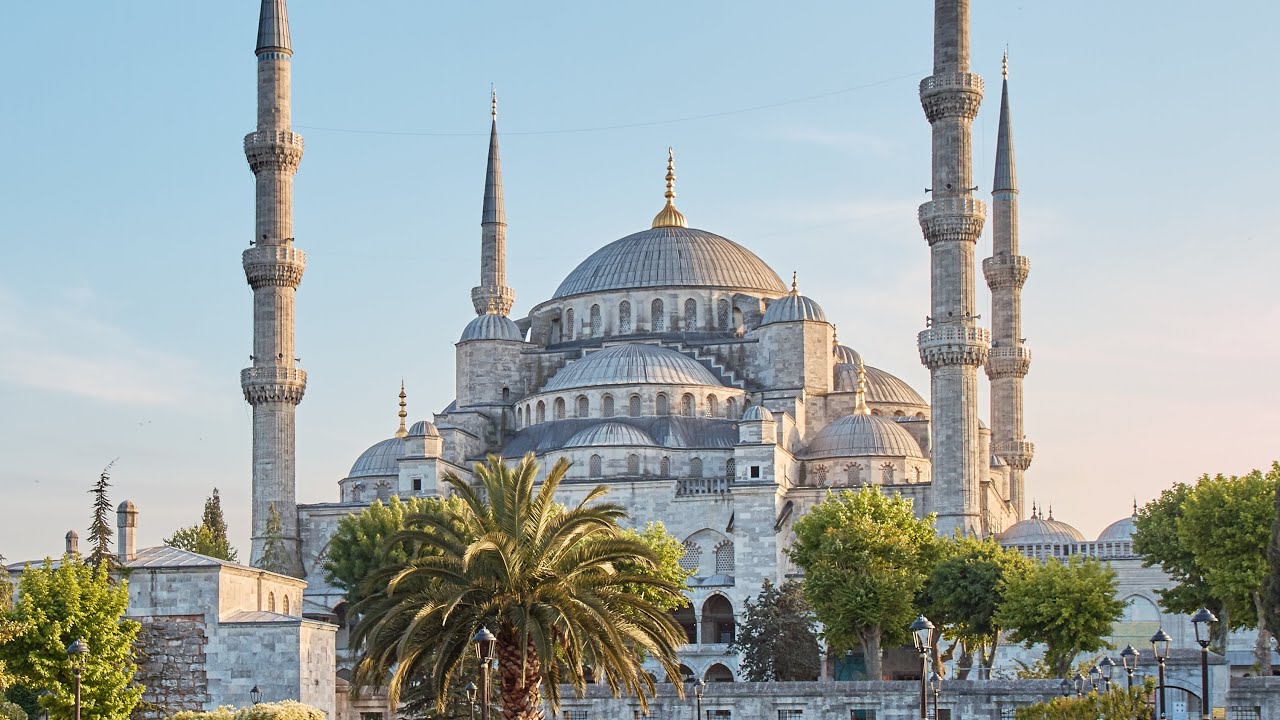 Hagia Sophia and Blue mosque Azan 🕌 #istanbul #azan #bluemosque #sultanahmedmosque #turkey ￼
