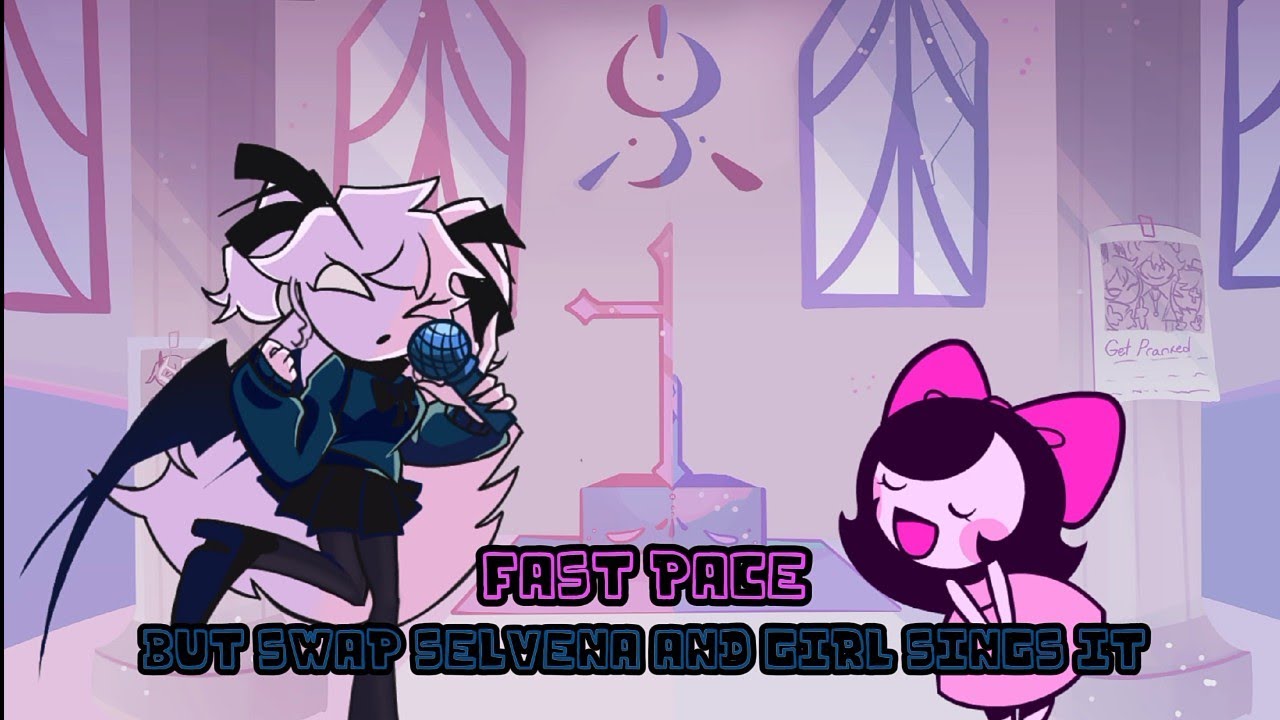 Fast Pace but Swap Selvena And Girl sings it