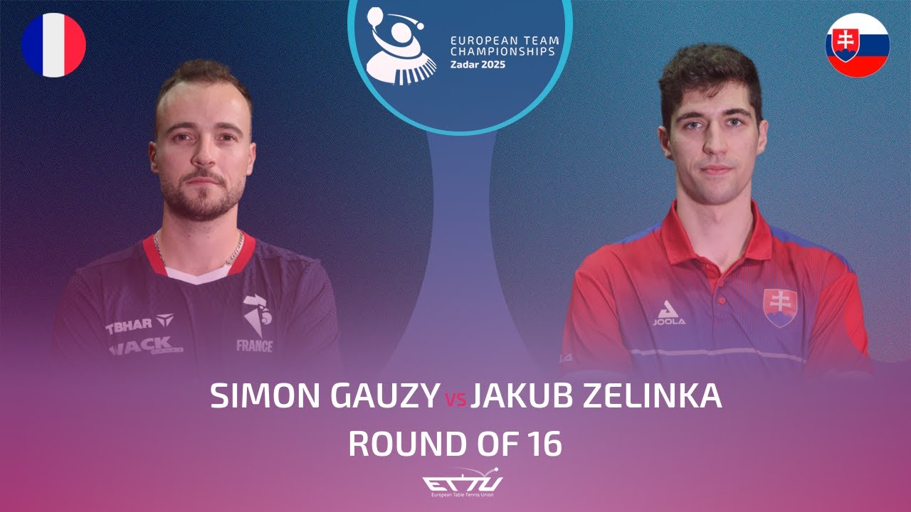 SIMON GAUZY (FRA) vs JAKUB ZELINKA (SVK) | European Championships - Round of 16 | Highlights