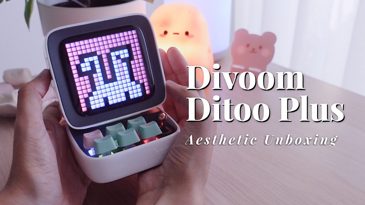 Unboxing | Divoom Ditoo Plus Bluetooth Speaker Aesthetic ASMR
