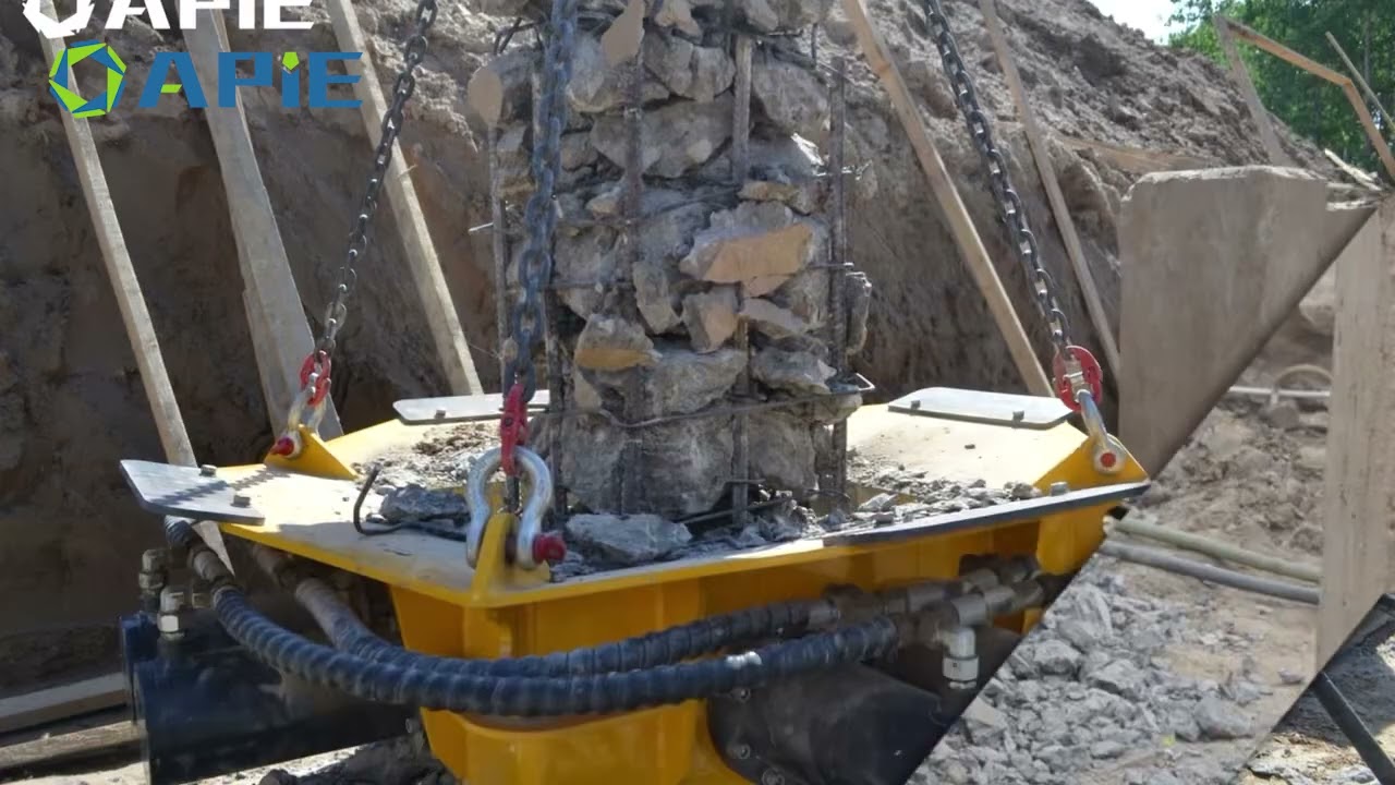 Universal Pile Cutter &middot; Round & Square Ready Round  Compatible with various excavator