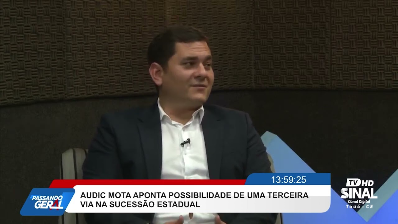 AUDIC MOTA APONTA POSSIBILIDADE DE UMA TERCEIRA VIA NA SUCESS&Atilde;O ESTADUAL.