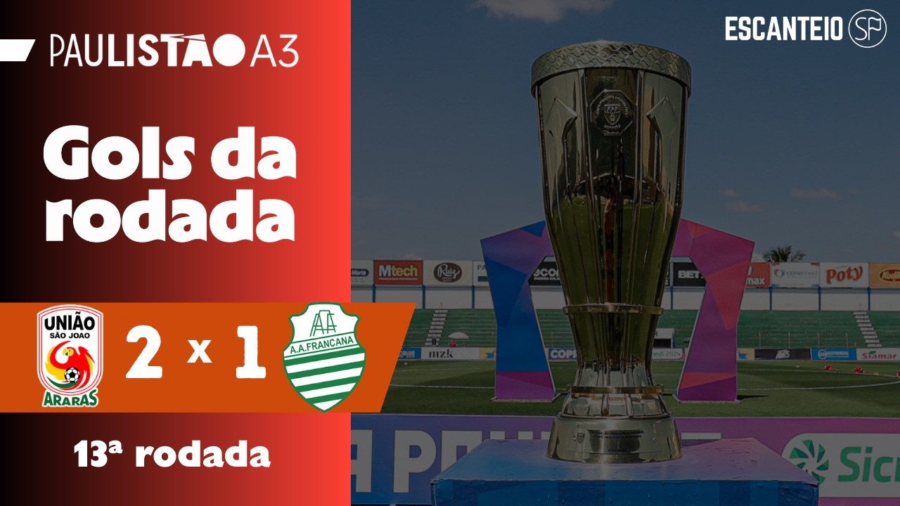 VERDÃO VENCE A 3ª SEGUIDA | União São João 2 x 1 Francana | Gols do Paulistão Série A3 2026