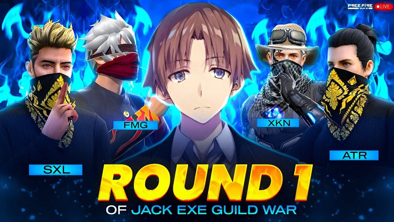 🔴 ROUND - 1 | JXL 1vs1 GUILD WAR 💀 | FT. ERROR, RTX, GMX, ABX 🏆 | DAY - 2