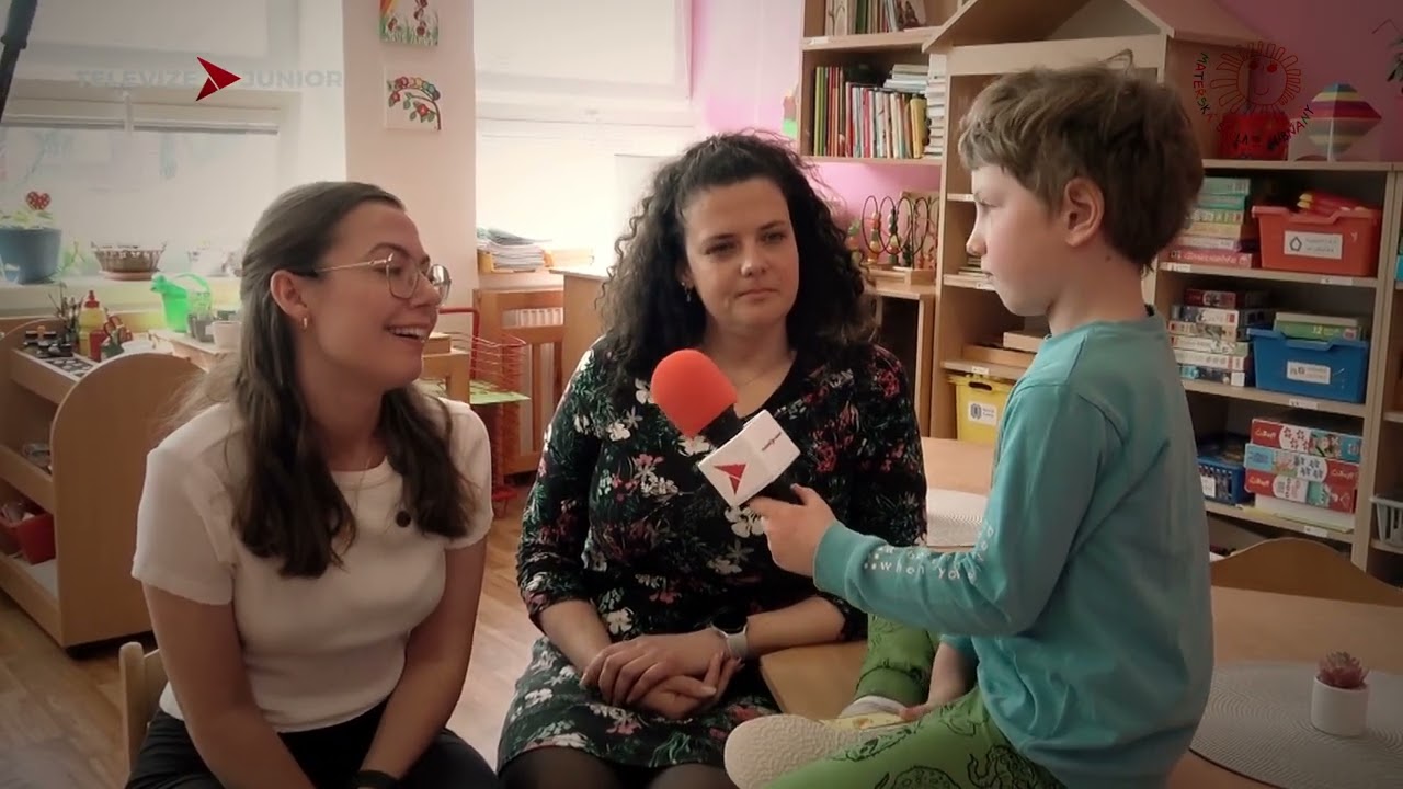 MŠ Dubňany - Projektový den - TOČTE  JAKO PROFESIONÁLOVÉ S TELEVIZÍ JUNIOR