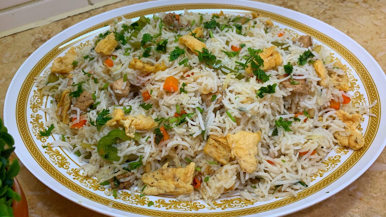 Chicken Chinese Biryani Recipe | Chicken and Vegetable Fried Rice Restaurant style | Trending Recipe