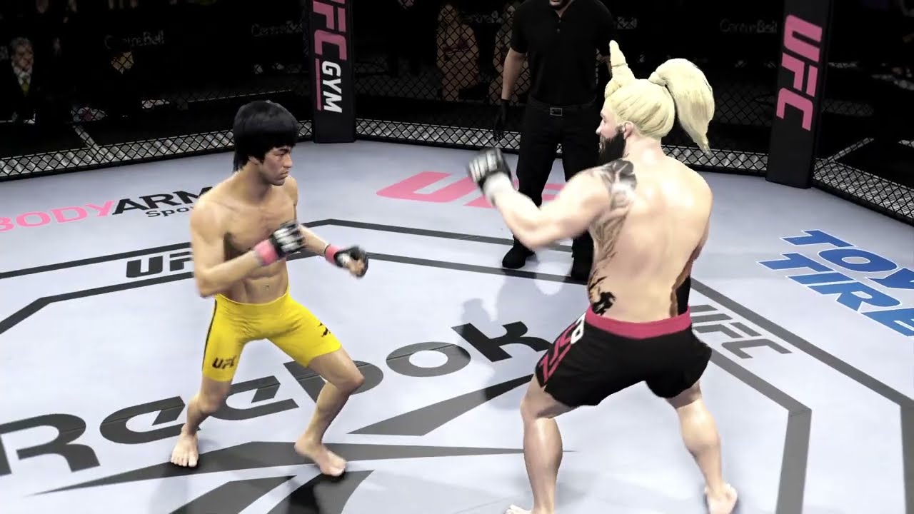 UFC 4 l Bruce Lee Vs. Hall | EA Sports | PS5 | Gameplay | The Gaming Gladiators