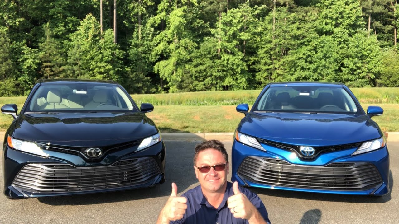 2019 Camry XLE vs XLE Hybrid - who wins this battle?