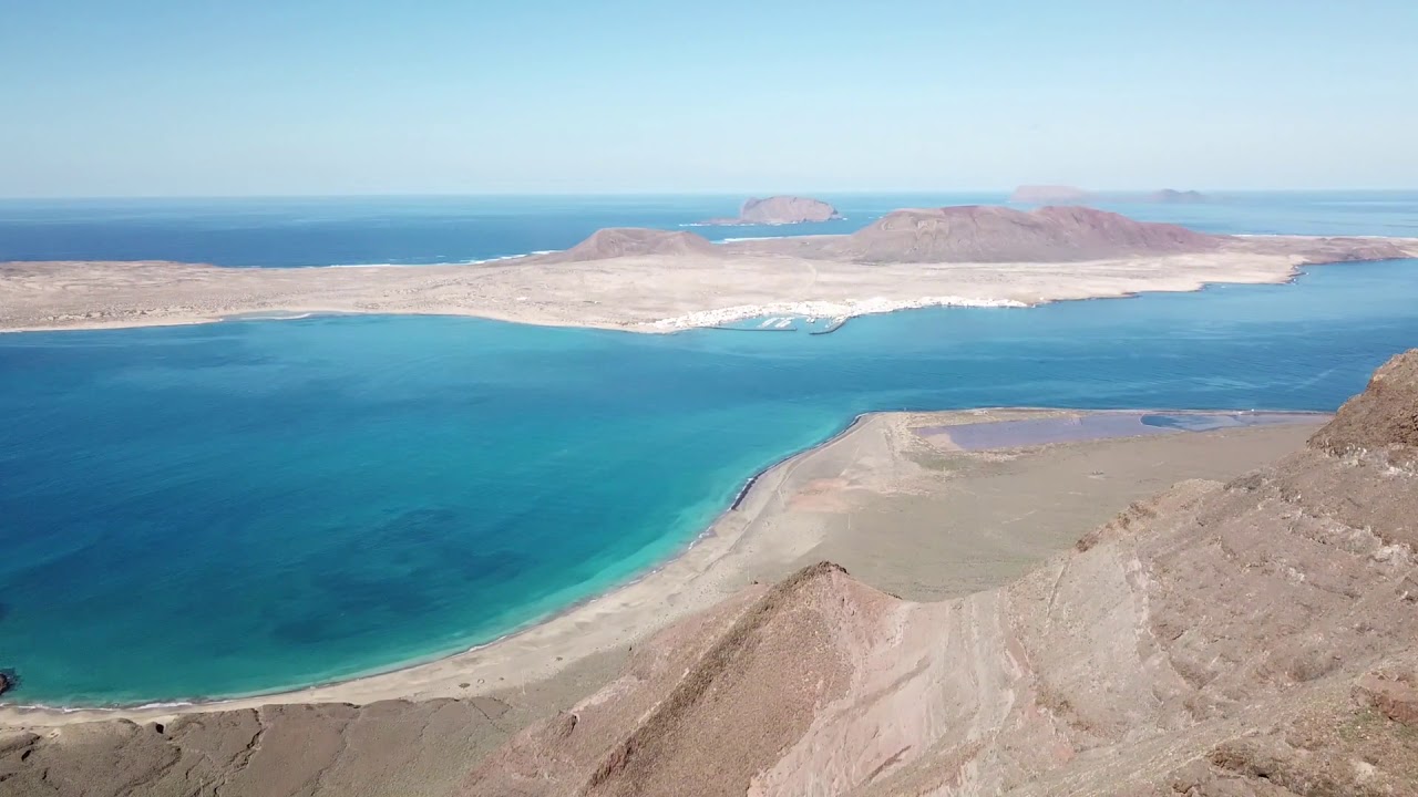 Lanzarote where volcanoes meet the ocean | drone