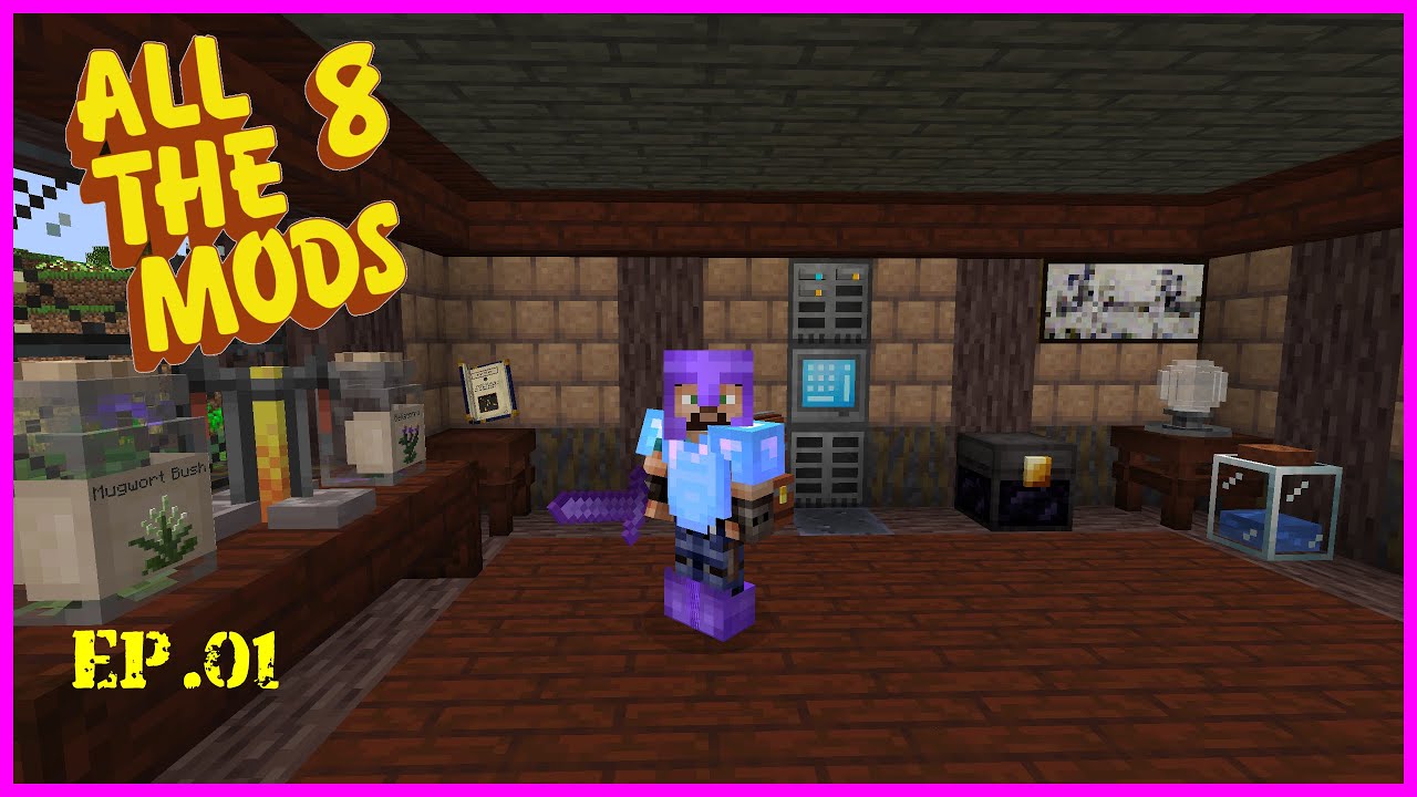 All the Mods 8 - Ep01 - The Beautiful Swamp Village