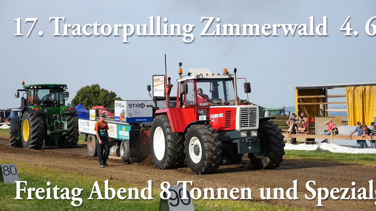 8 Tonnen & Spezialfahrzeuge Freitag Abend 2014 Tractorpulling Zimmerwald