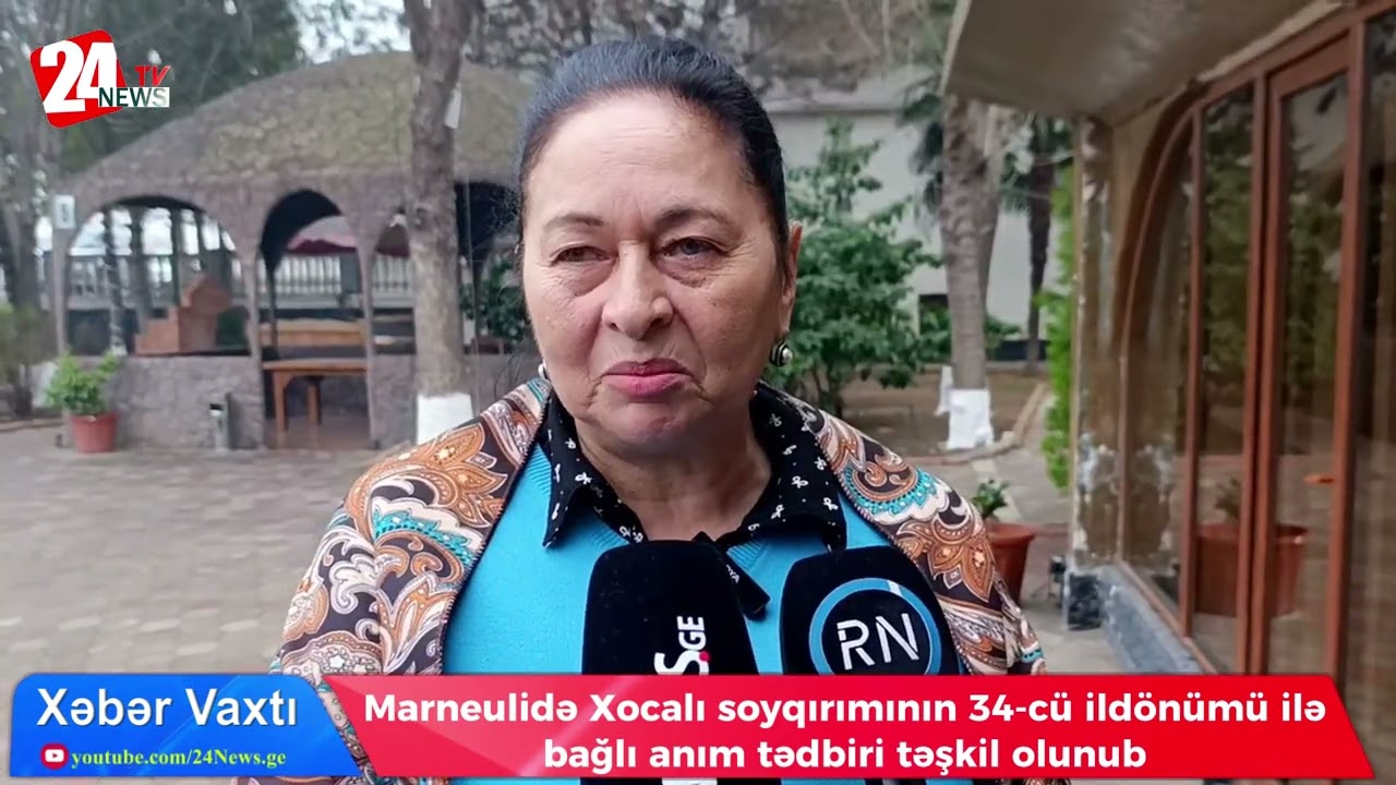 Marneulidə Xocalı soyqırımının 34-c&uuml; ild&ouml;n&uuml;m&uuml; ilə bağlı anım tədbiri təşkil olunub