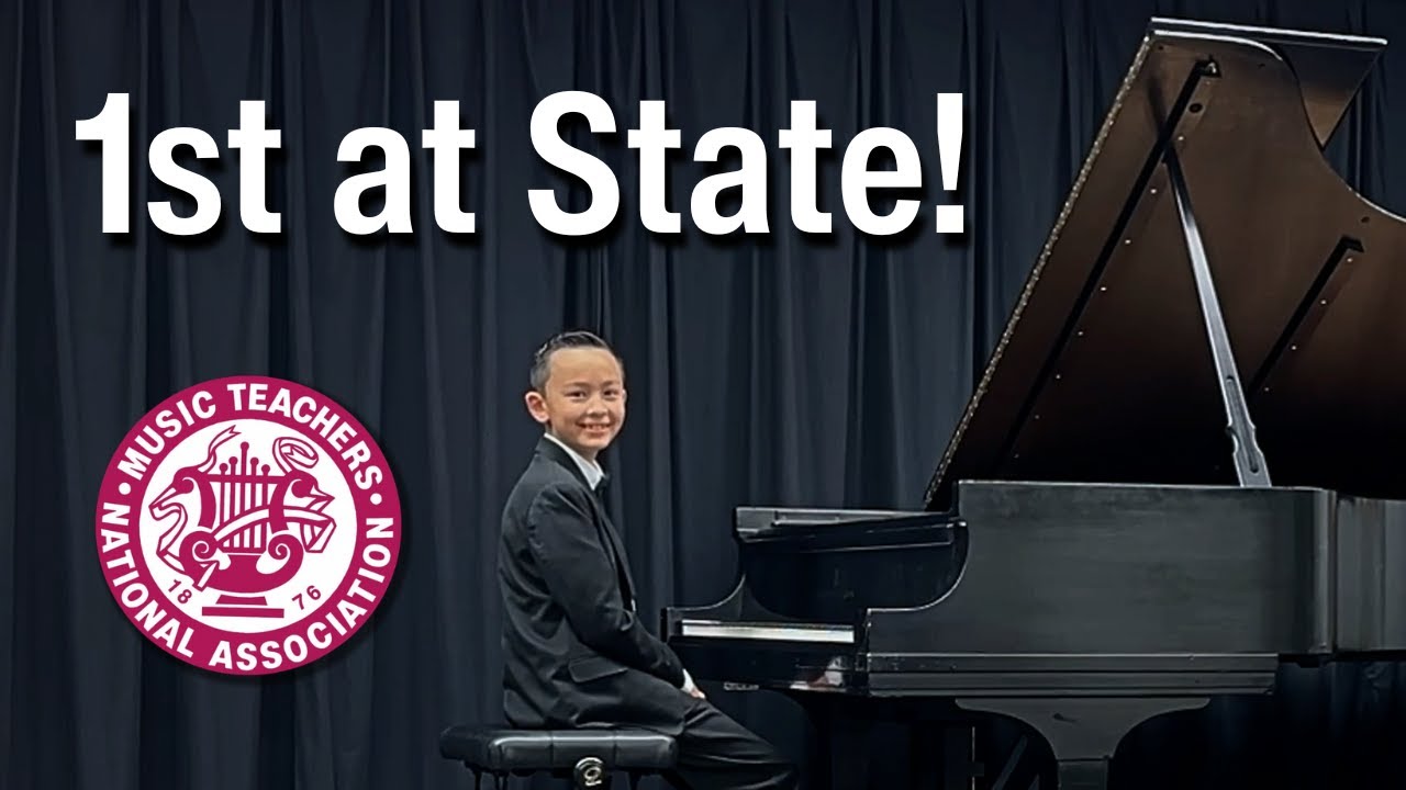 I got 1st at State! 2023 MTNA Idaho State Piano Competition Junior Division