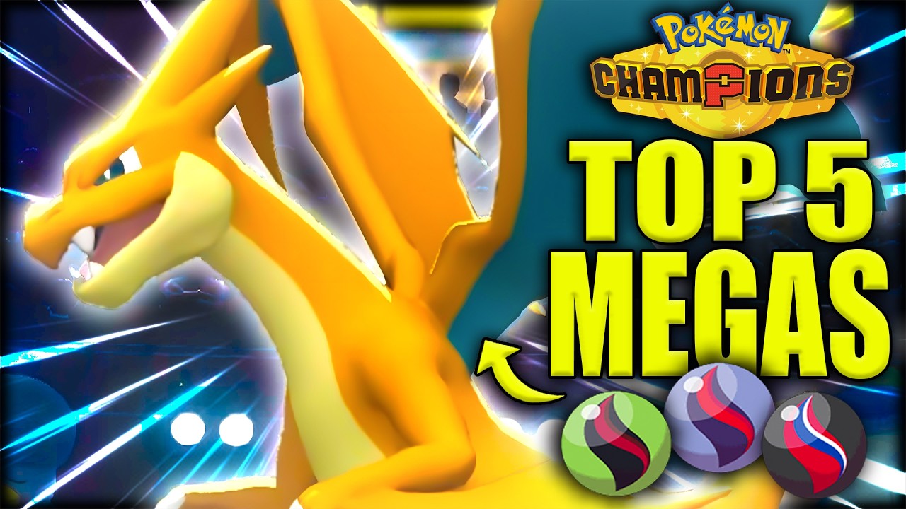 5 ЛУЧШИХ мега-покемонов, которых вам ОБЯЗАТЕЛЬНО нужно использовать в Pokemon Champions!