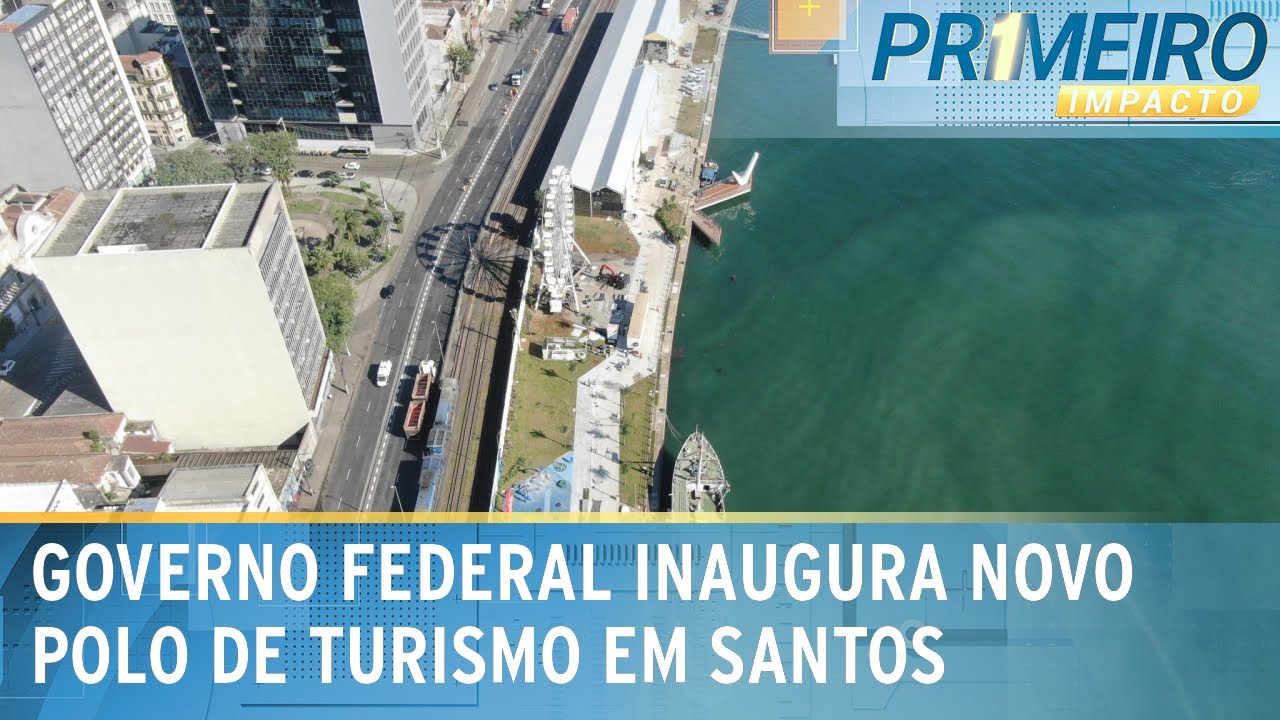 Parque Valongo revitaliza antigo porto de Santos, no litoral de SP | Primeiro Impacto (09/07/24)