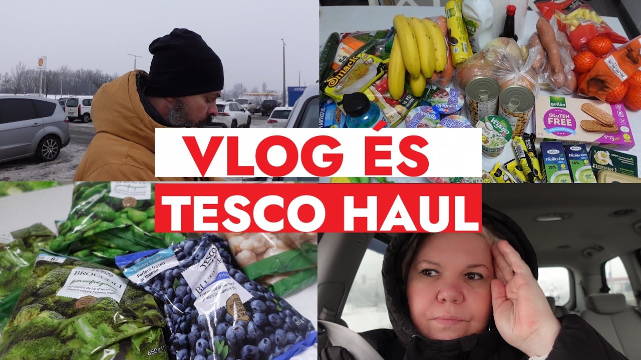 Tesco Haul | Napi vlog | és megjavult a szárítógép💚