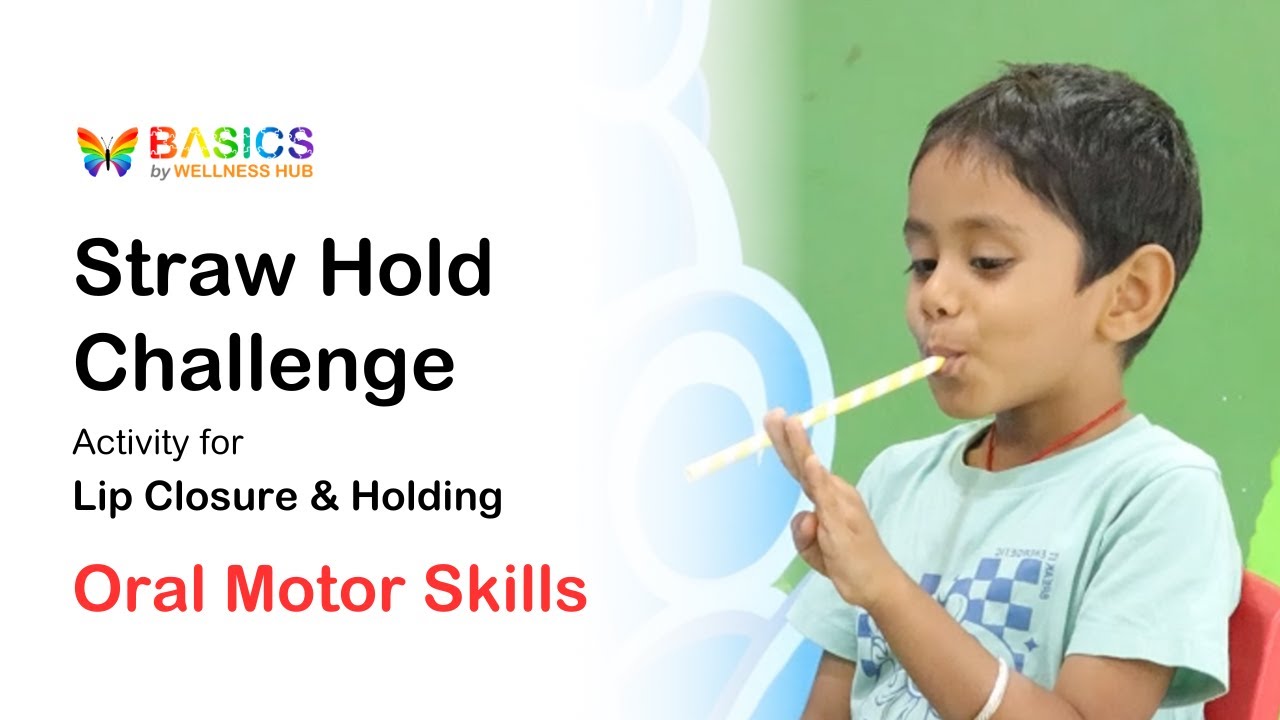 Straw Hold Challenge Parents Ignore—But Kids Love for Lip Strength | Oral Motor Skills