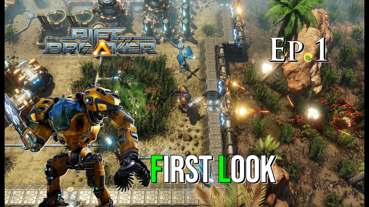 First Look at The Riftbreaker | Building My First Base & Surviving Alien Waves | Gameplay EP 1