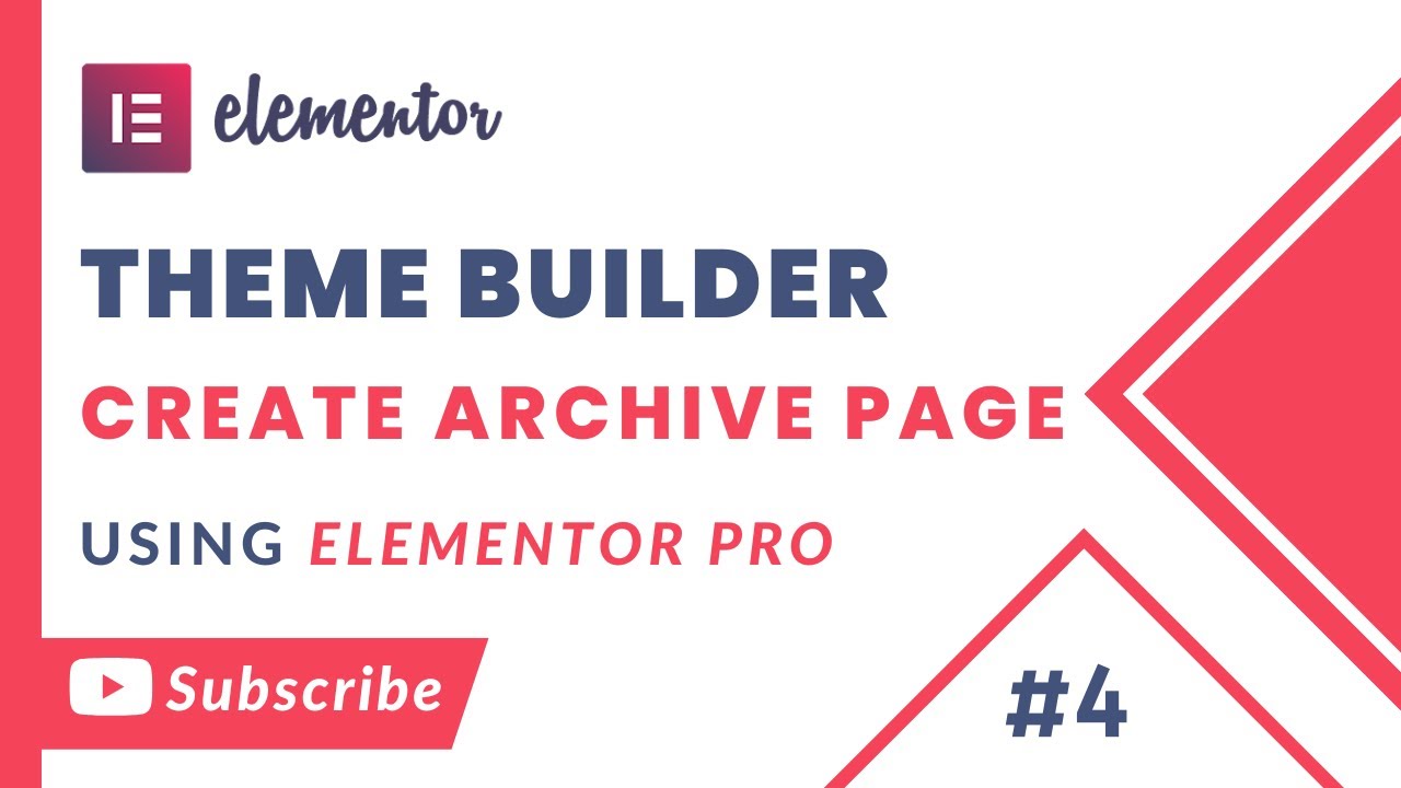 Create Archive Page Template in Elementor Theme Builder | In Urdu
