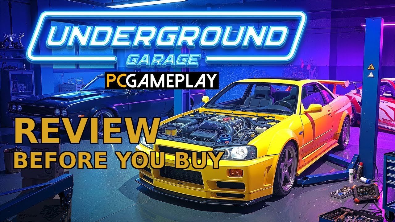 Обзор игрового процесса Underground Garage перед покупкой!!