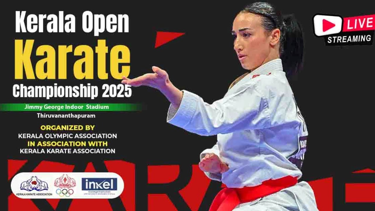 Kerala Open Karate Championship 2025 Live | Day 1 | Kerala Karate Association  | Kerala Olympic