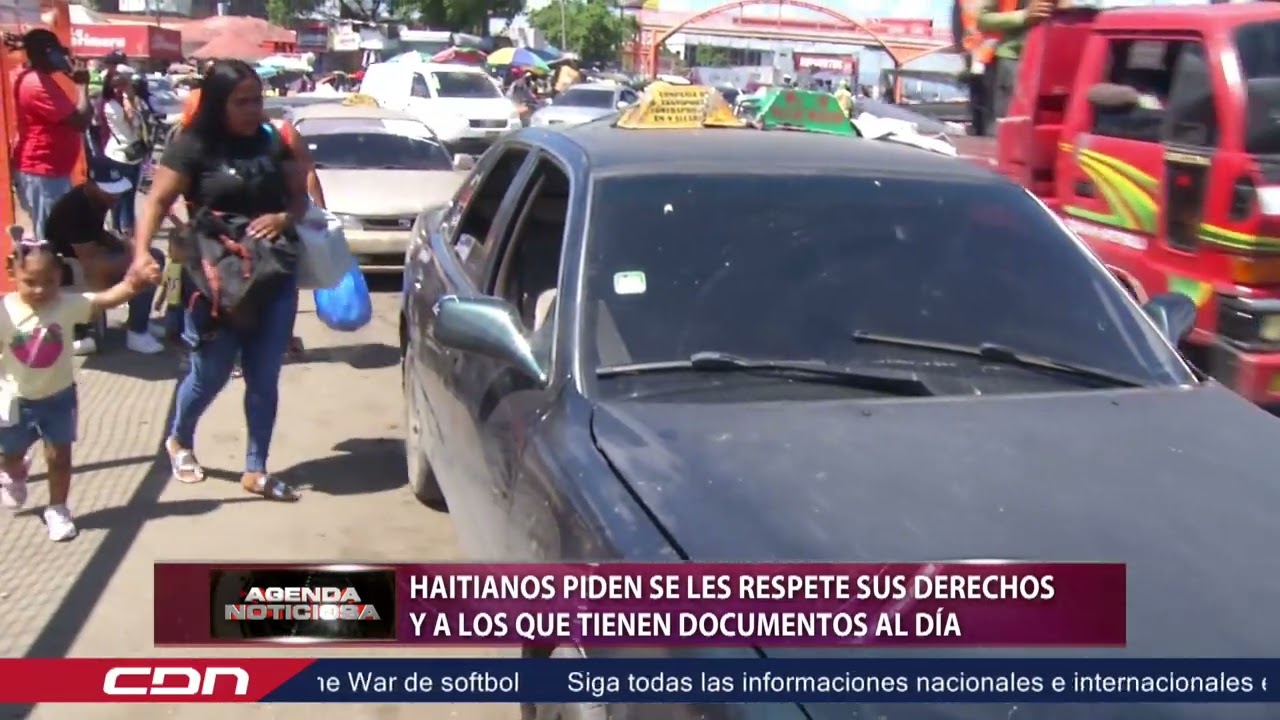 Haitianos piden que se les respete sus derechos a los que tienen documentos al día