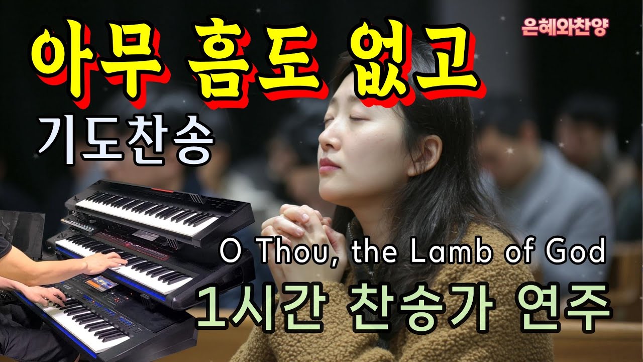[1시간] 아무 흠도 없고/찬송가 연주/기도찬송/O Thou, the Lamb of God/Hymns Organ