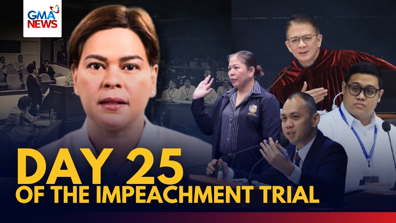 FULL - Day 25 of VP Sara Duterte impeachment trial (September 15, 2026) | GMA News
