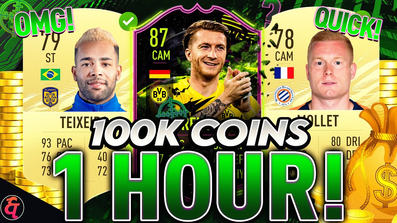 100,000 IN 1 HOUR! [BEST FIFA 21 TRADING METHOD]