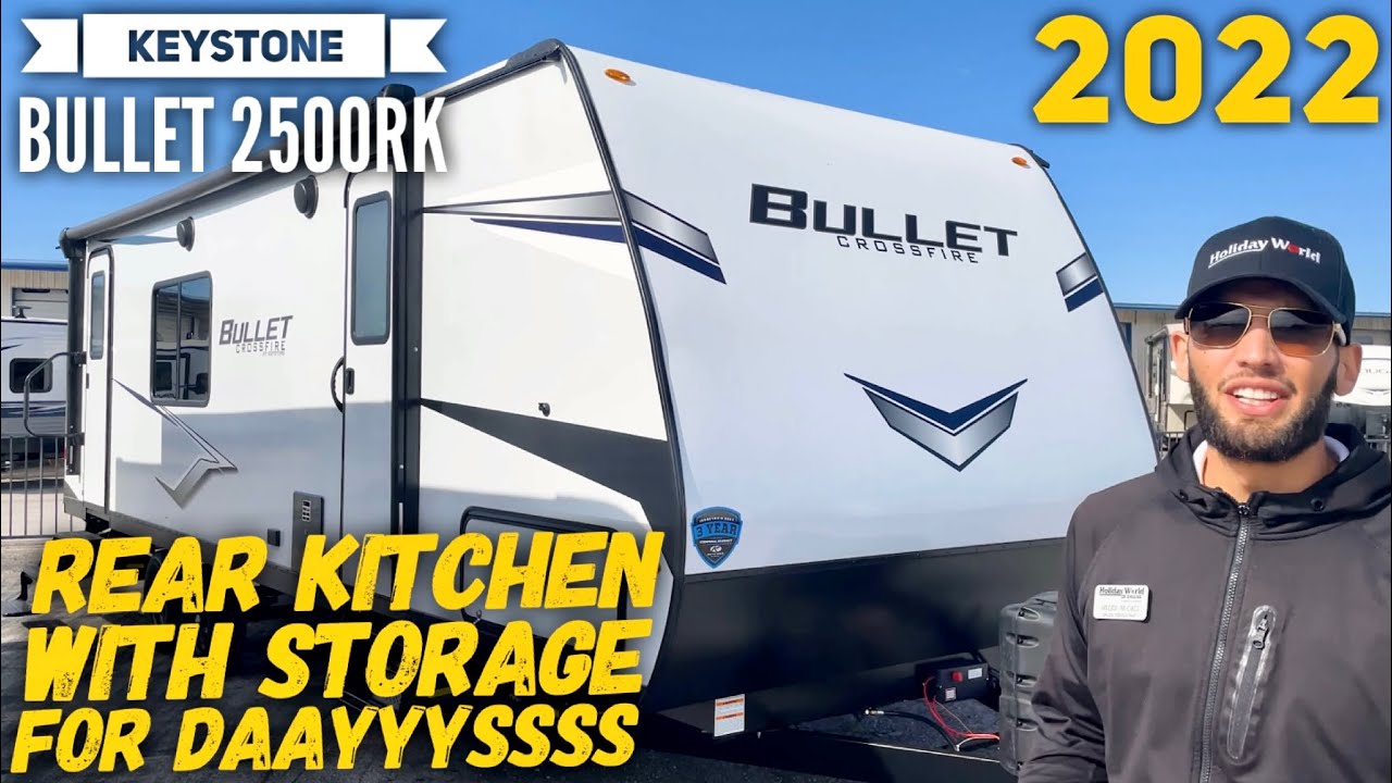 Rear Kitchen with Incredible Storage Capacity | 2022 Keystone Bullet 2500RK
