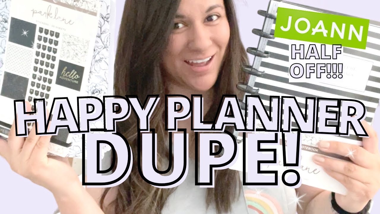 HAPPY PLANNER DUPE | COMPARING PARK LANE TO HAPPY PLANNER | REVIEW AND FLIP THROUGH