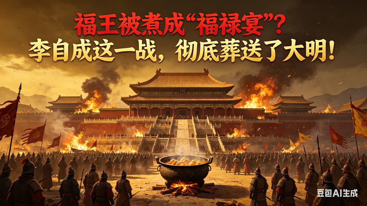 洛阳破城日，福王下油锅！李自成这一战，为何成为压垮大明的第一块多米诺骨牌？