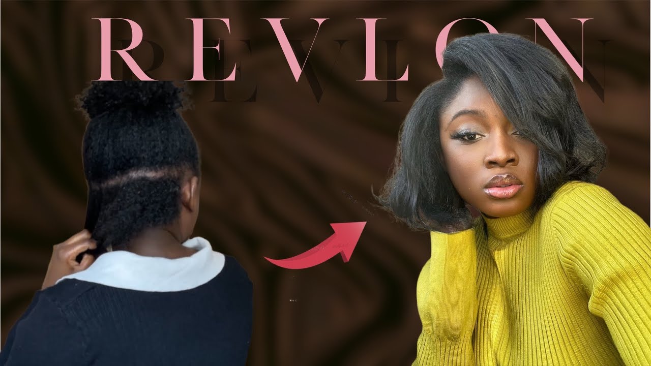 Brosse soufflante Revlon sur cheveux crépus - brushing de qualité !!!