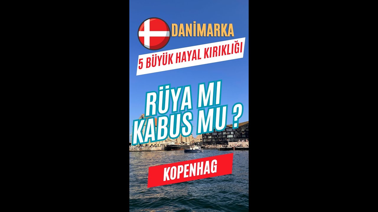 Neden Danimarka Zor Bir &Uuml;lke? Danimarka'da Yaşamın Gizli Ger&ccedil;ekleri! Her Şey G&uuml;zel Değil #danimarka