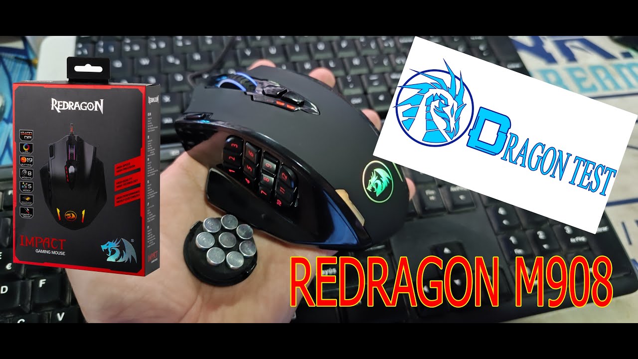 Redragon M908 | DragonTest | Unboxing, análisis,  instalación, configuración, software, MMORPG