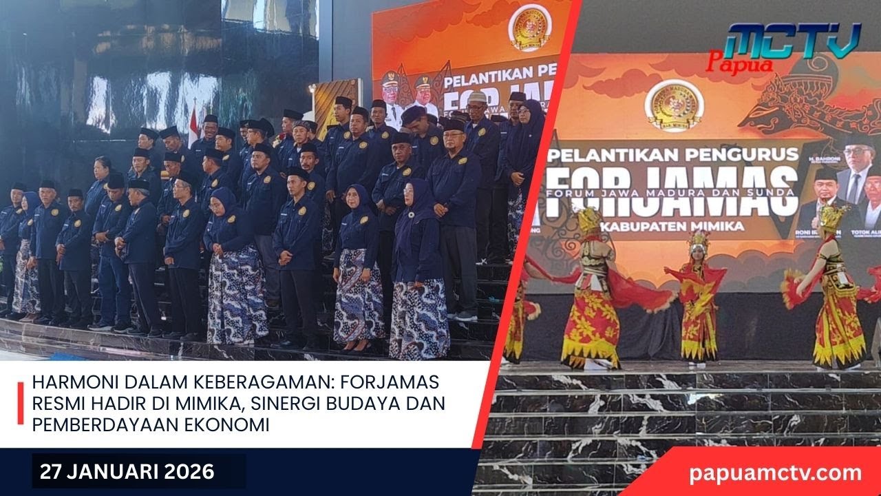 Harmoni Dalam Keberagaman: Forjamas Resmi Hadir Di Mimika, Sinergi Budaya Dan Pemberdayaan Ekonomi