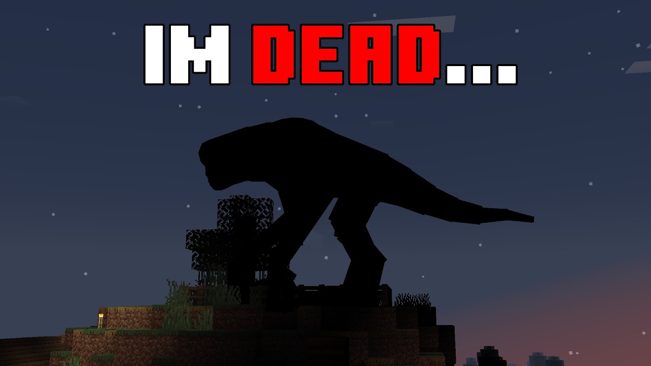 I Survived 12 Days With the Deadliest Dinosaurs in Minecraft