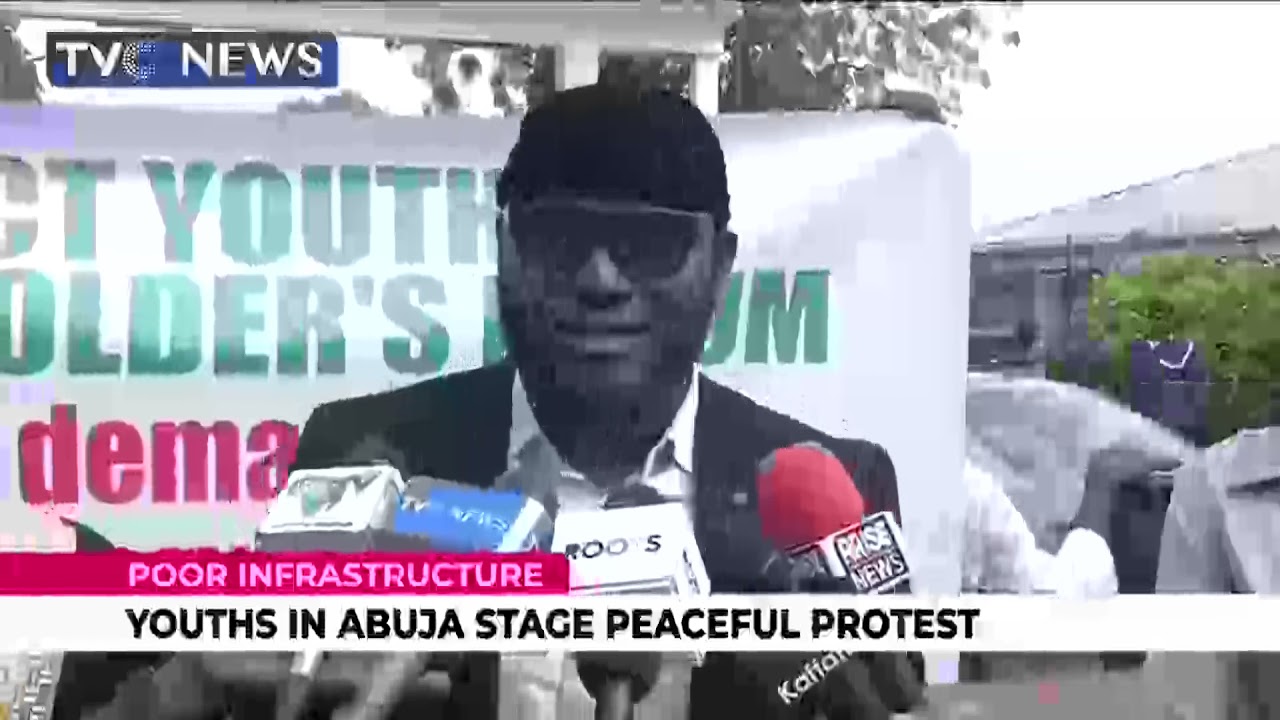 VIDEO | Youth in Abuja Stage Peaceful Protest on Poor Infrastructure